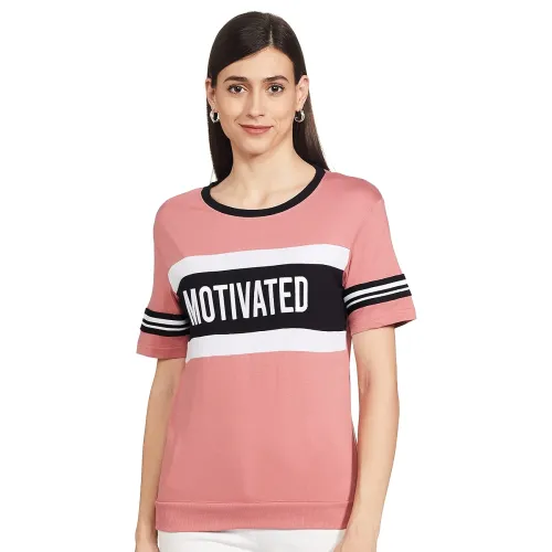 Image of Max Printed Round Neck Sports T-Shirt