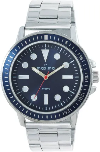 Image of MAXIMA Attivo Steel Analog Watch - For Men O-68653CMGI