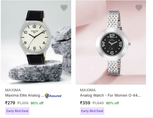 Image of Maxima Watches For Men & Women Flat 80% Discount