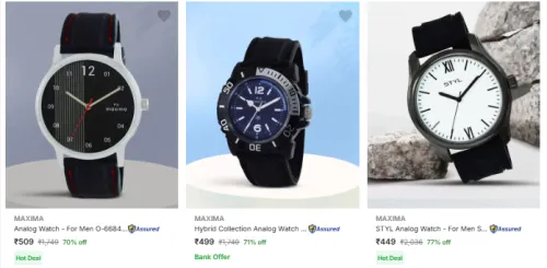 Image of Maxima Wrist Watch Upto 80% Discount