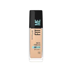 Maybelline New York Fit Me Matte + Poreless Liquid Foundation (118 Light Beige)