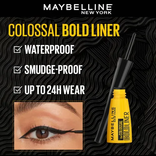 Image of MAYBELLINE NEW YORK Call Me Colossal Kit + Mascara+Kajal+ Bold+Micellar+ Liner+
