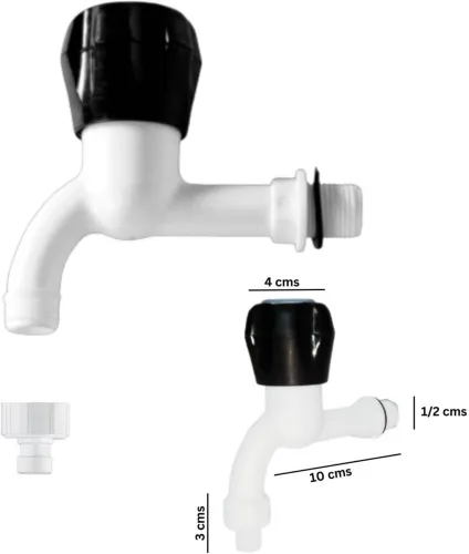 Image of Mayura SAWMT01 Washing Machine Single Adapter Nozzle Cock (Pack of-1).
