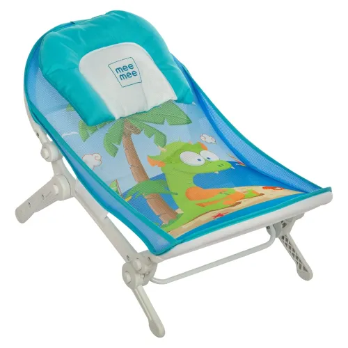 Image of Mee Mee Baby Bath Seat Foldable Adjustable Chair for 0–12 Months