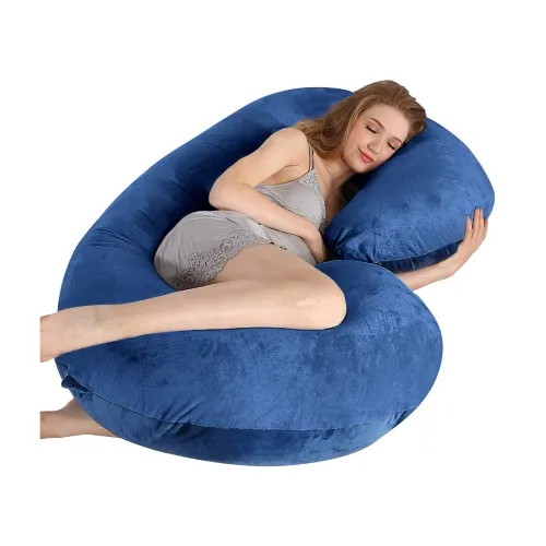 Image of Mellifluous Soft Velvet Fabric Pregnancy Pillow