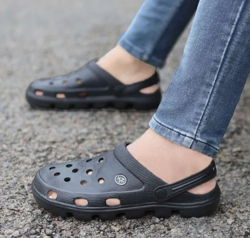 Image of Men Black Sandals