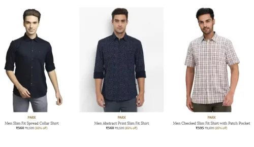 Image of Men Fashion Shirt Minimum 60% Discount