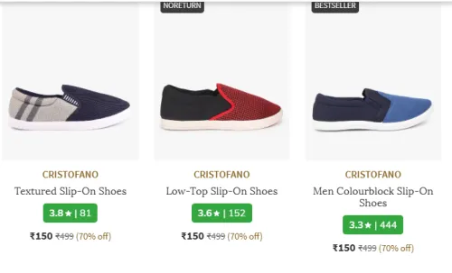 Image of Men Fashion Shoes Starting @ ₹150