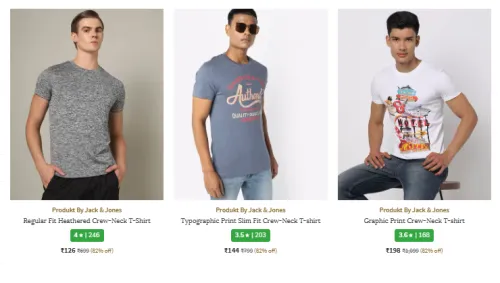 Image of Men Fashion Tshirt Minimum 70% Discount