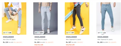 Image of Men Jeans Starting @ ₹239