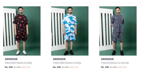 Image of Men Premium Co Ord Set at ₹349