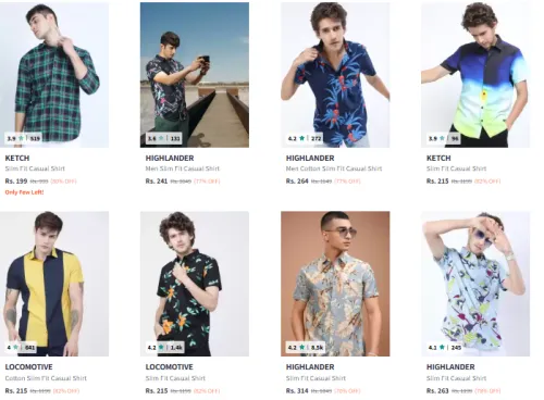 Image of Men's Casual Shirt From ₹199