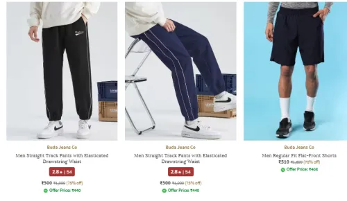 Image of Buda Jeans Co Men Shorts & Joggers Minimum 75% Discount