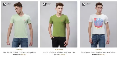 Image of Men T-shirt starting @ ₹100