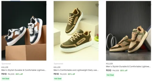 Image of Men’s Casual Shoes @ Up to 85% Discount | Start ₹610