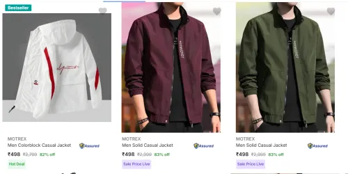 Image of Mens Premium Jackets From ₹498