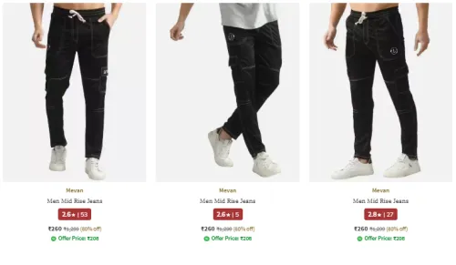 Image of Men's premium Jeans @ Up to 80% Discount