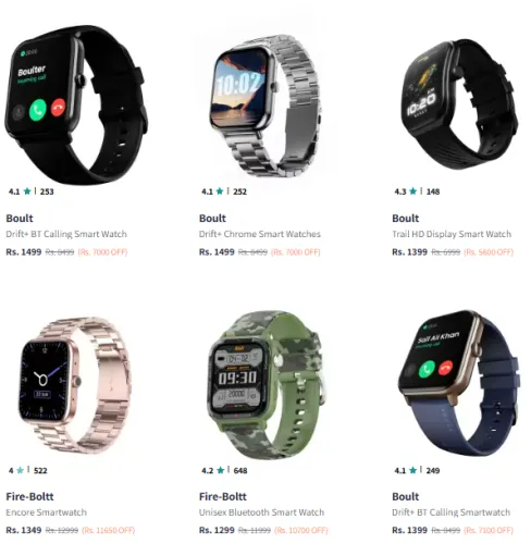 Image of Men's Premium Smartwatch @ Flat 80% Discount