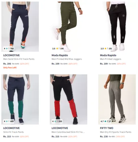 Image of Men's Track Pants @ Start ₹206