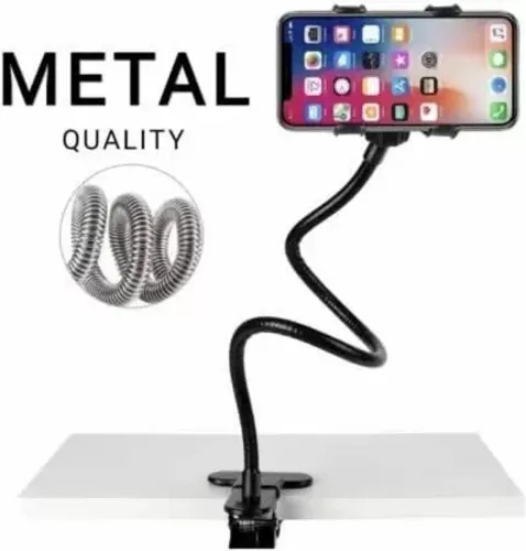 Image of Metal Mobile Stand – Multi-Angle Clamp Holder