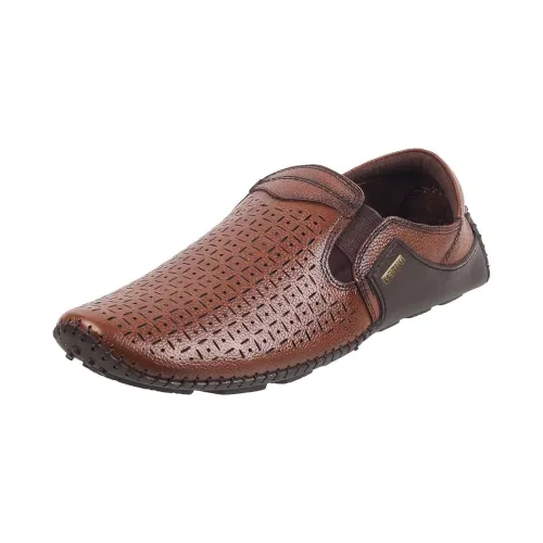 Image of Metro Men's Stitch Detail Comfort Stylish Casual Moccasin