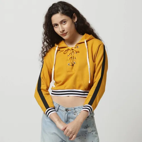 Image of METRONAUT Full Sleeve Solid Women Sweatshirt