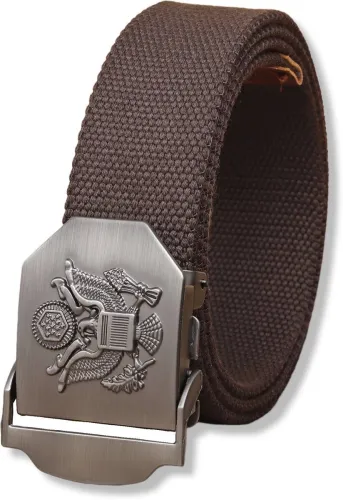 Image of METRONAUT Men Brown Canvas Belt
