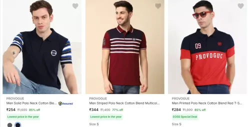 Image of Metronaut Mens T Shirts Min. 70% Discount