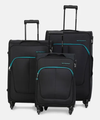 Image of METRONAUT Soft Body Set of 3 Luggage 4 Wheels