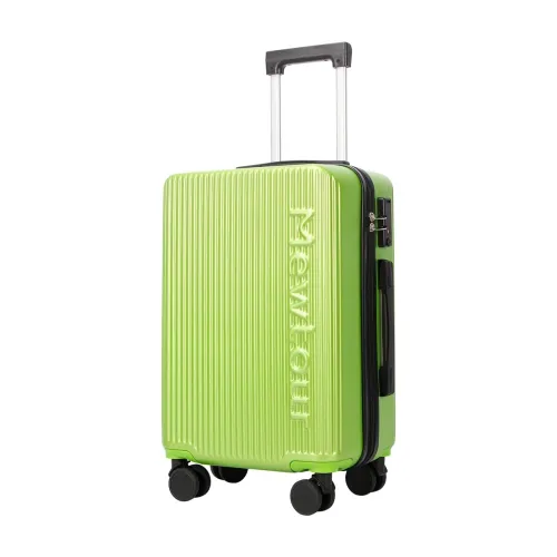 Image of Mewtour 24 Inch Green ABS Zippered Luggage Set