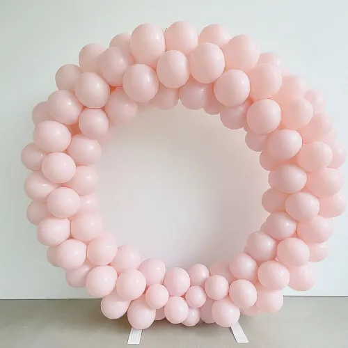 Image of MFIN Pastel Birthday Decoration Balloons (Pack of 25, Pink)