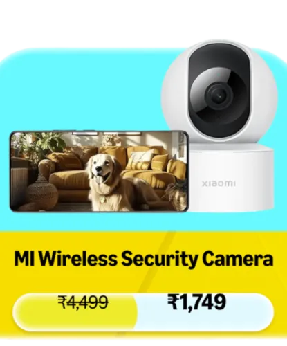 Image of MI Xiaomi Wireless Security Camera @ ₹1749 on Amazon Prime Day Sale