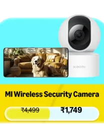 MI Xiaomi Wireless Security Camera @ ₹1749 on Amazon Prime Day Sale