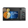 Midea 20L Solo Microwave Oven (MMO20CXAMMPEBK, Black, 5 power levels & Defrost function)