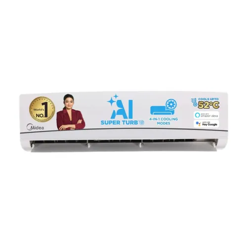 Image of Midea 1.5 Ton 3 Star Inverter AC – Wi-Fi, 4-in-1, White (MAI18SD3R35W0)