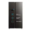 Midea 592L Side-by-Side Refrigerator (Jazz Black)