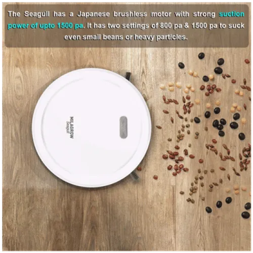 Image of MILAGROW Seagull 30 Watts Robotic Vacuum Cleaner 