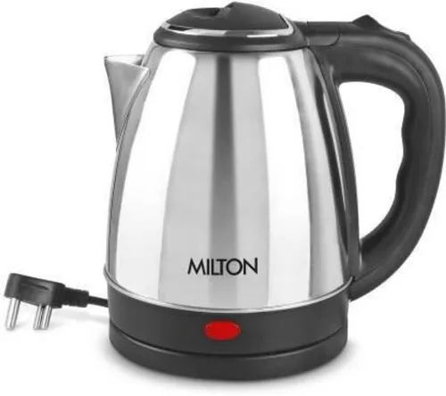 Image of MILTON by hamilton houseware p ltd Insta 2000 Electric Kettle (2 L, Silver)