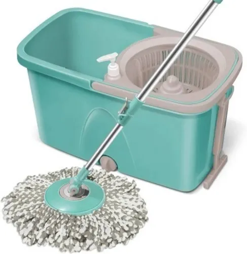 Image of Spotzero by Milton CLASSIC SPIN Mop Set  (Green)