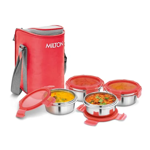 Image of MILTON Cube Lunch Box, 300ml * set of 4