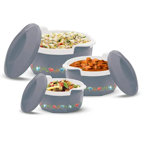 Image of MILTON Elegance Jr. Inner Stainless Steel Casserole Gift Set Of 3