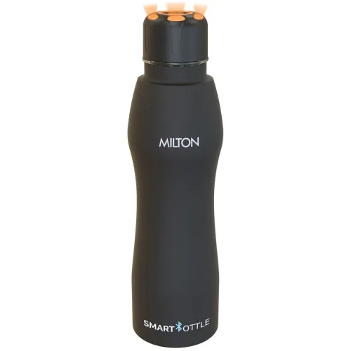 Image of MILTON Euroline Smart Stainless Steel Water Bottle, 880 ml, Black