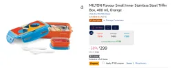 MILTON Flavour Small Tiffin Box 400ml