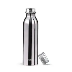 Milton Glitz 750 Thermosteel 24 Hours Hot and Cold Water Bottle, 710 ml, Silver