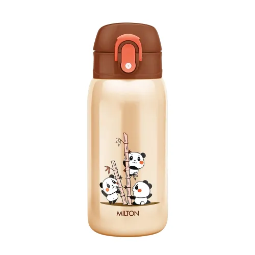 Image of Milton Jolly 375 thermosteel Kids Hot and Cold Water Bottle, 300 ml, Ivory