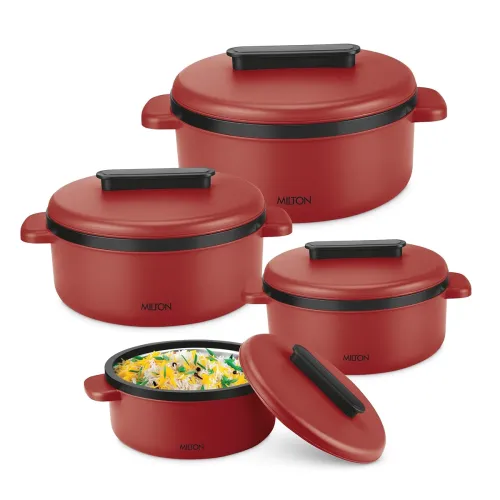 Image of Milton Micronova Casserole Gift Set – 4 Pcs (380ml, 775ml, 1345ml, 1950ml)
