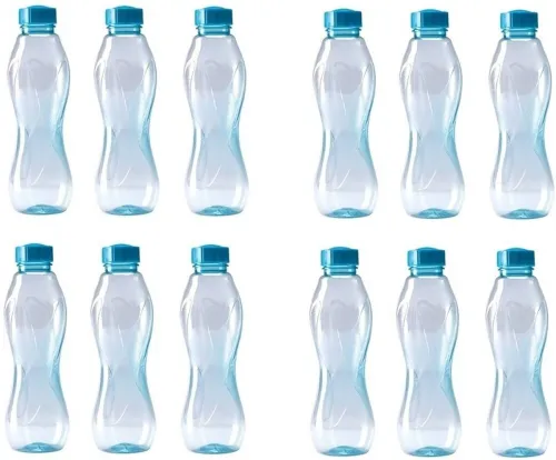 Image of MILTON Oscar 1000 ml Bottle (Pack of 12, Blue, PET)