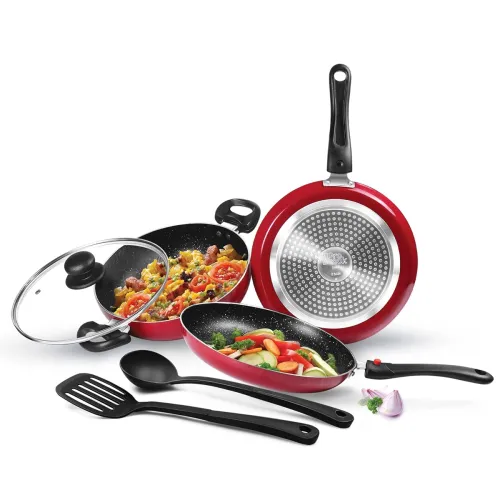 Image of Milton Pro Cook Kitchen Jewel Non Stick Cookware Set of 5