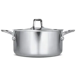 Milton Pro Cook Triply Stainless-Steel 3 L Casserole with Lid