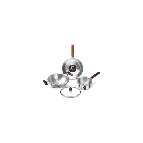 Image of Milton Procook 4Pc Triply Steel Cookware Set